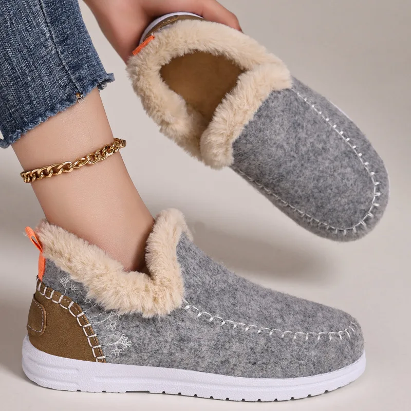Outdoor Lighting For Your Home - Men's Winter Fur Shoes Outdoor Antiskid