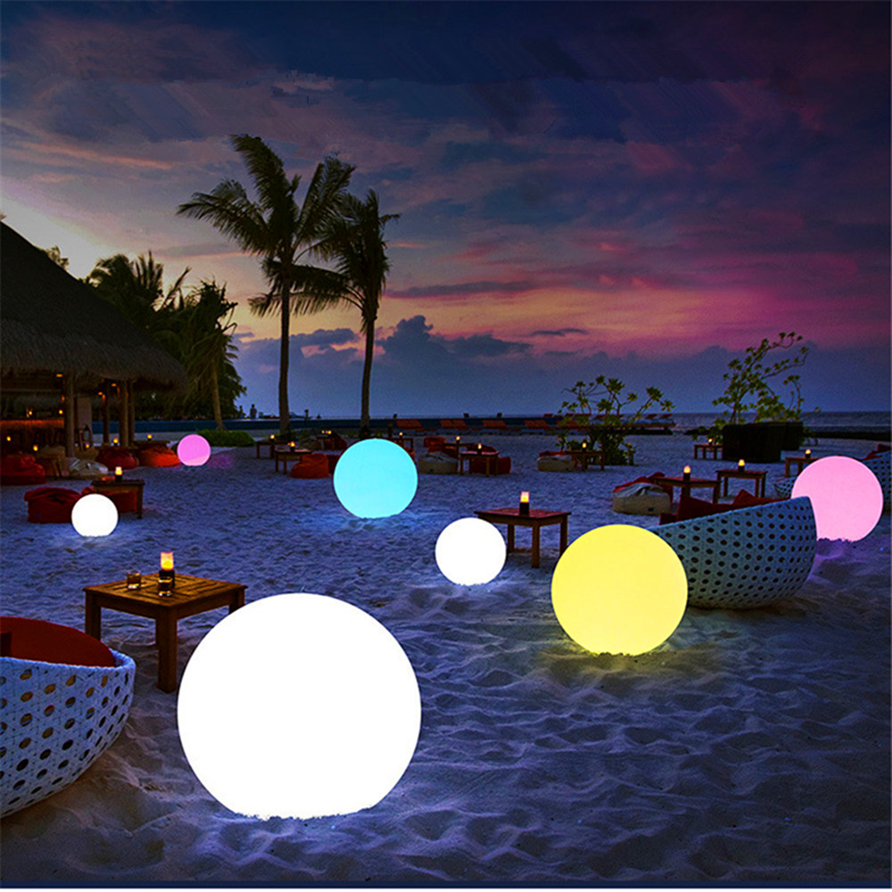 Outdoor Lighting Effects - Rechargeable LED Glowing Ball Light for