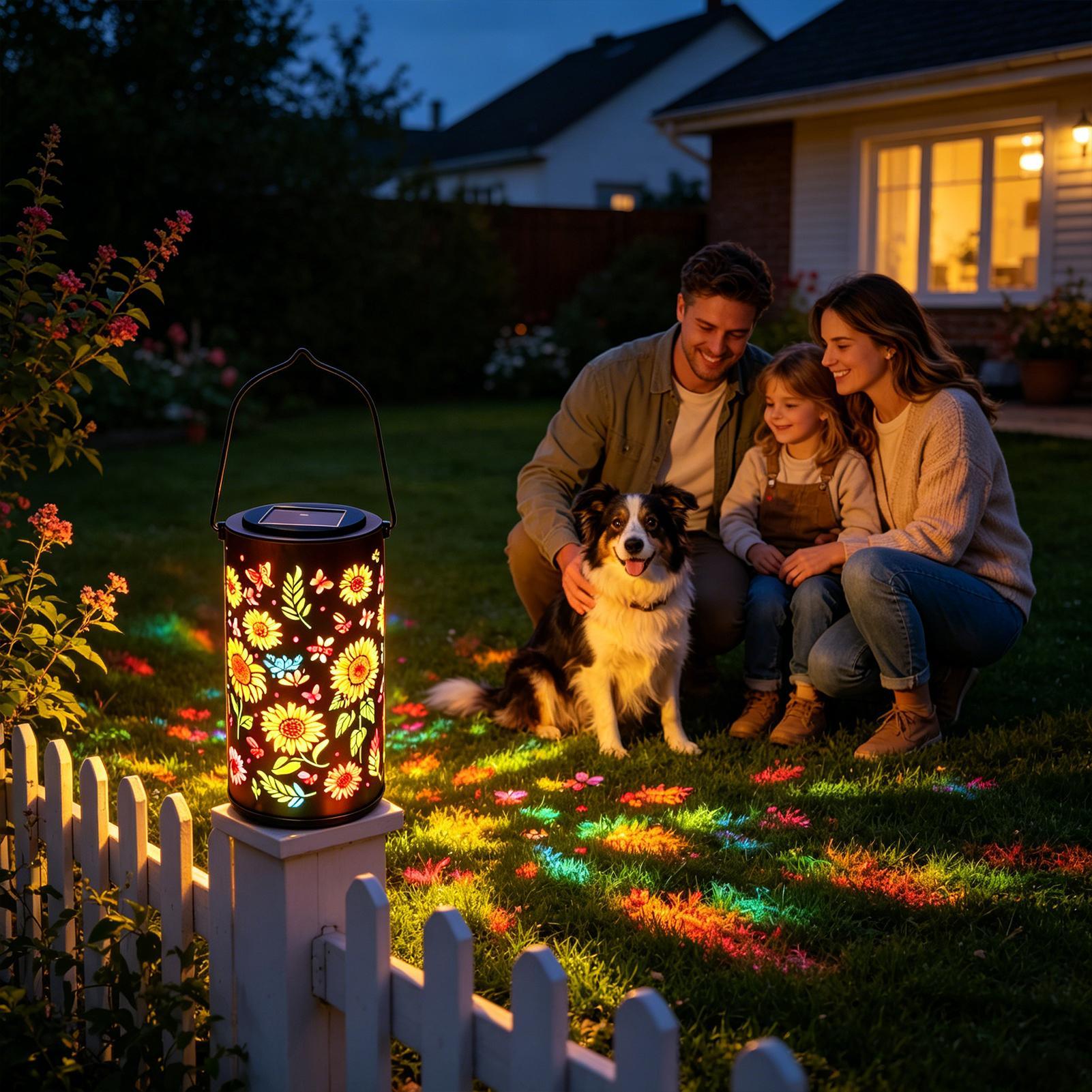 Sunflower Solar Lantern Weathe - Outdoor Lighting Pathway review and price