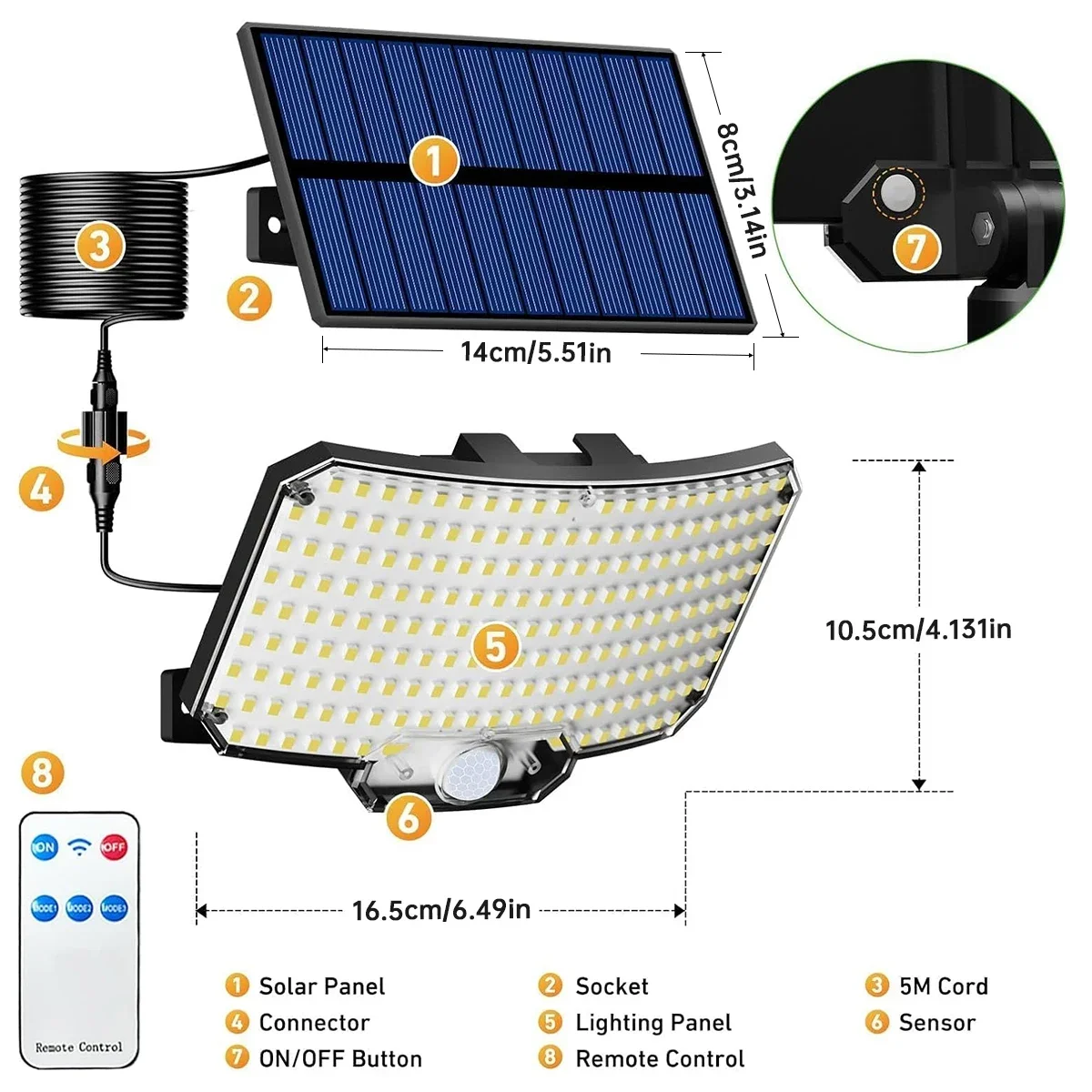 234LED Solar Outdoor Lights Mo - Outdoor Lighting Waterproof review and price