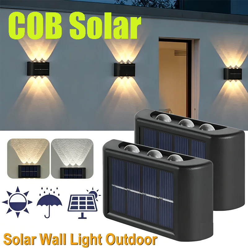 COB Solar Wall Lamp Outdoor Wa - Outdoor Lighting Waterproof review and price