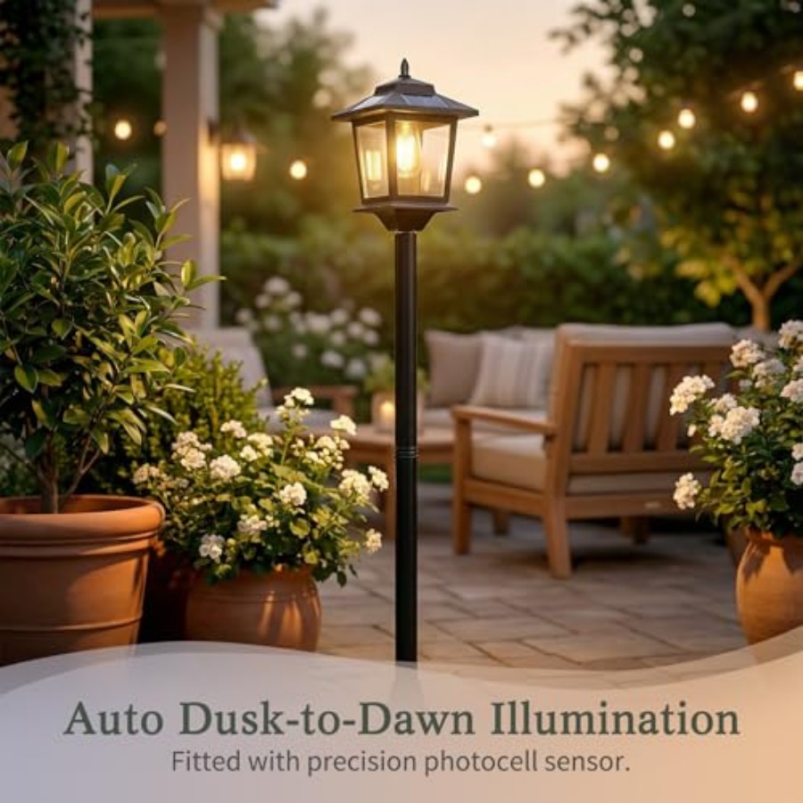 Outdoor Solar Post Lights, 2-P - Outdoor Lighting Waterproof review and price