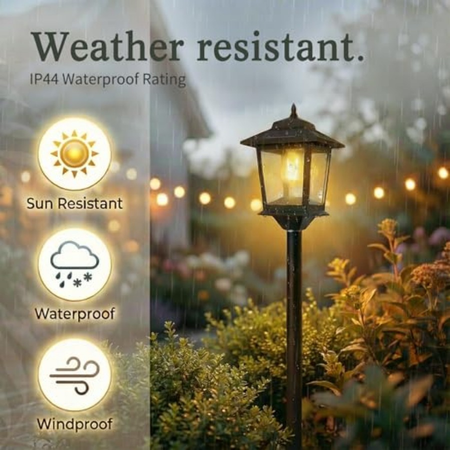 Outdoor Solar Post Lights, 2-P - Outdoor Lighting Waterproof review and price