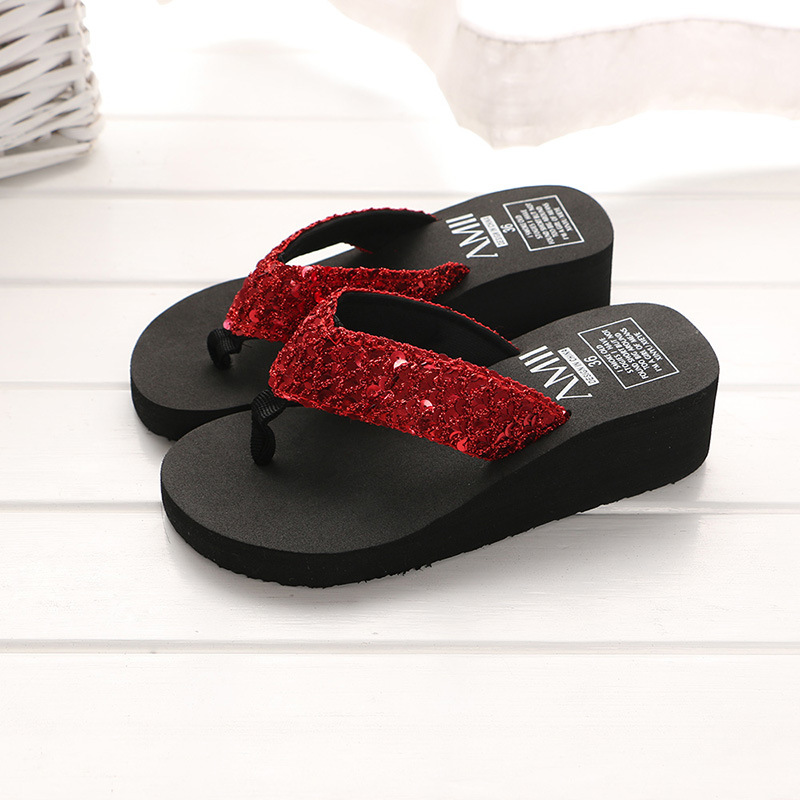 Summer Sequins Slippers Women  - Outdoor Lighting For Your House review and price