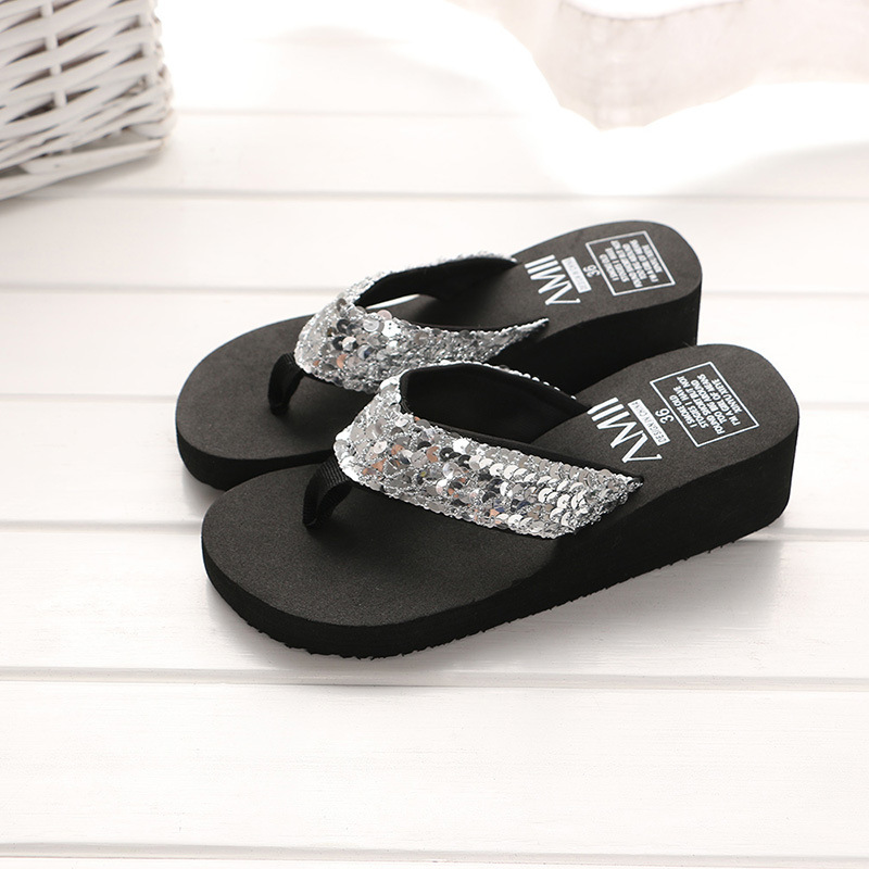 Summer Sequins Slippers Women  - Outdoor Lighting For Your House review and price