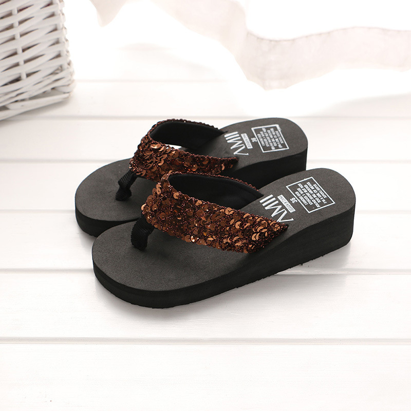 Summer Sequins Slippers Women  - Outdoor Lighting For Your House review and price
