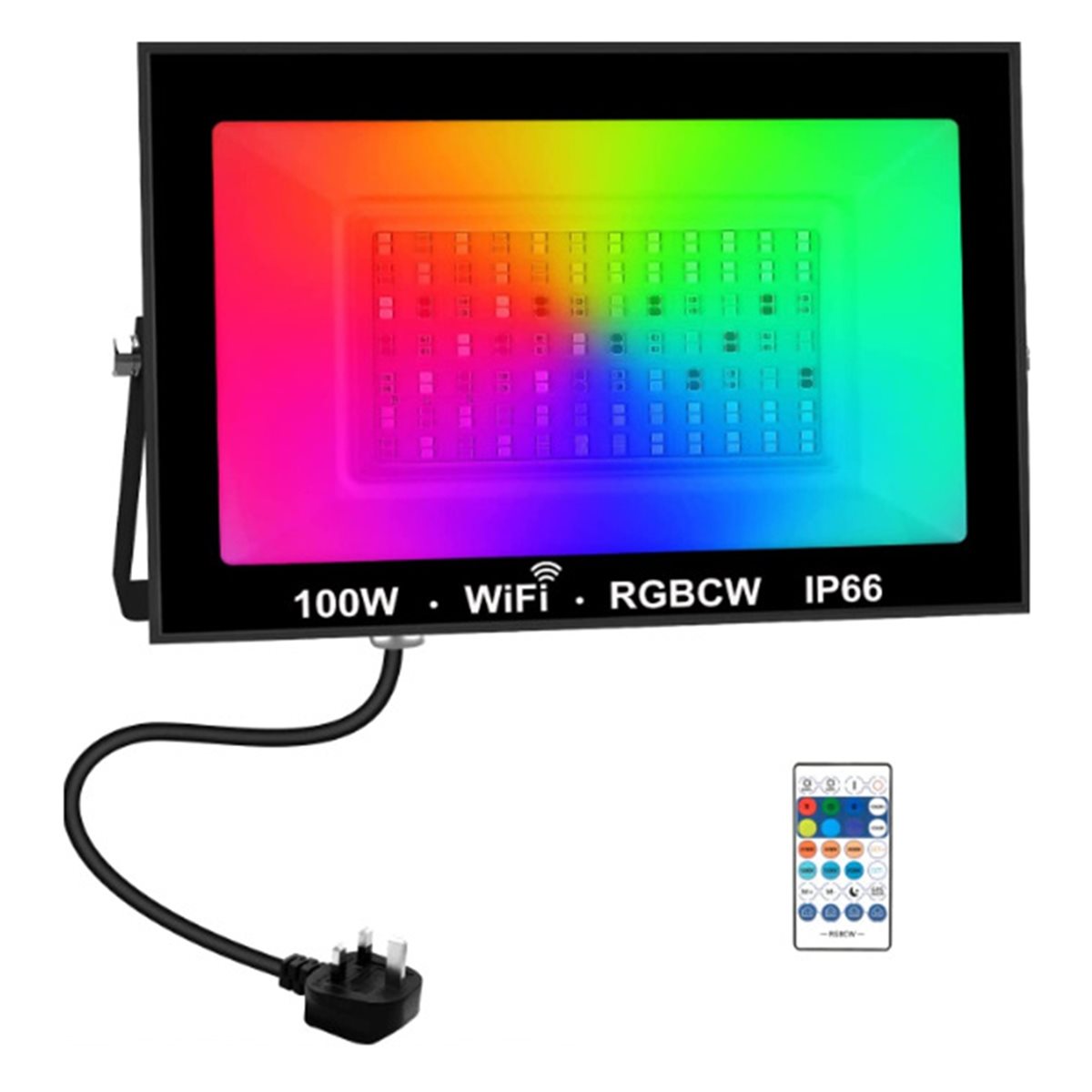 AA19 100W RGBCW LED Flood Ligh - Outdoor Lighting Uk review and price