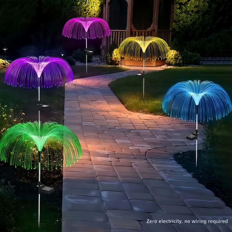 5 Pcs Solar Jellyfish LED Ligh - Outdoor Lighting Pathway review and price