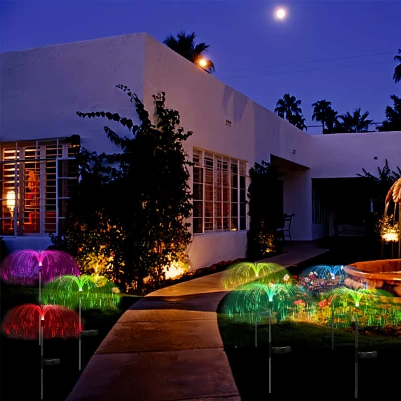 5 Pcs Solar Jellyfish LED Ligh - Outdoor Lighting Pathway review and price
