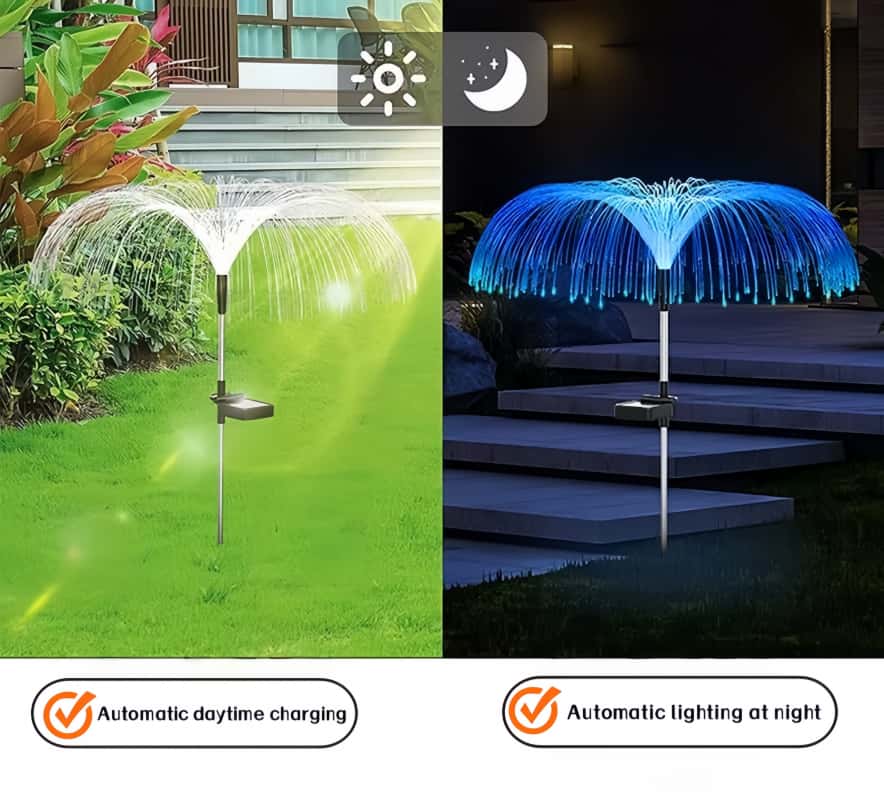 5 Pcs Solar Jellyfish LED Ligh - Outdoor Lighting Pathway review and price