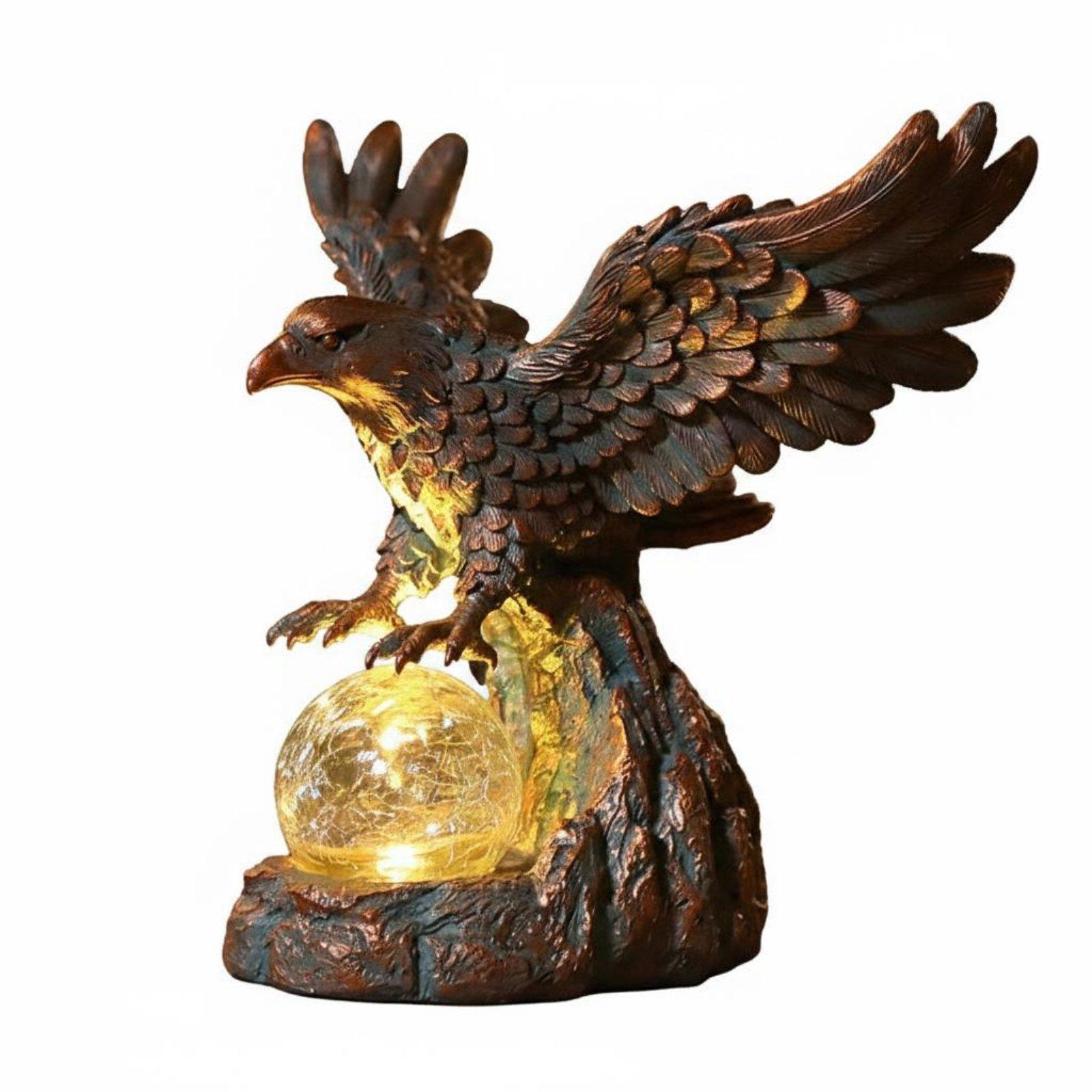 Solar Eagle Statue Light Water - Outdoor Lighting Pathway review and price