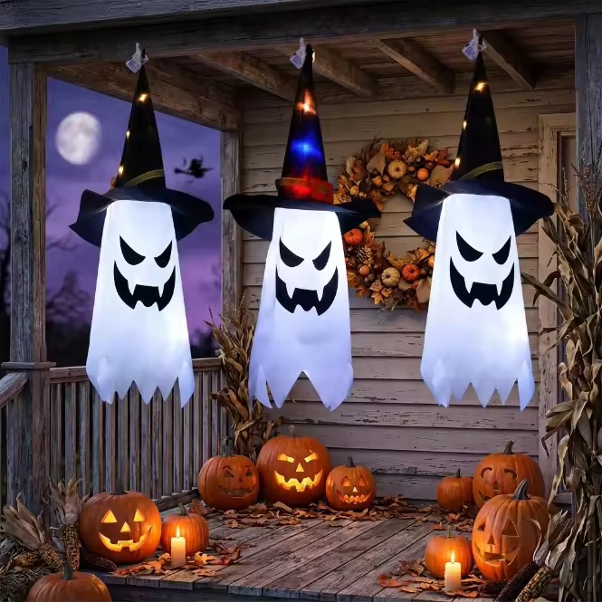 Halloween Glowing Witch Hat La - Outdoor Lighting Effects review and price