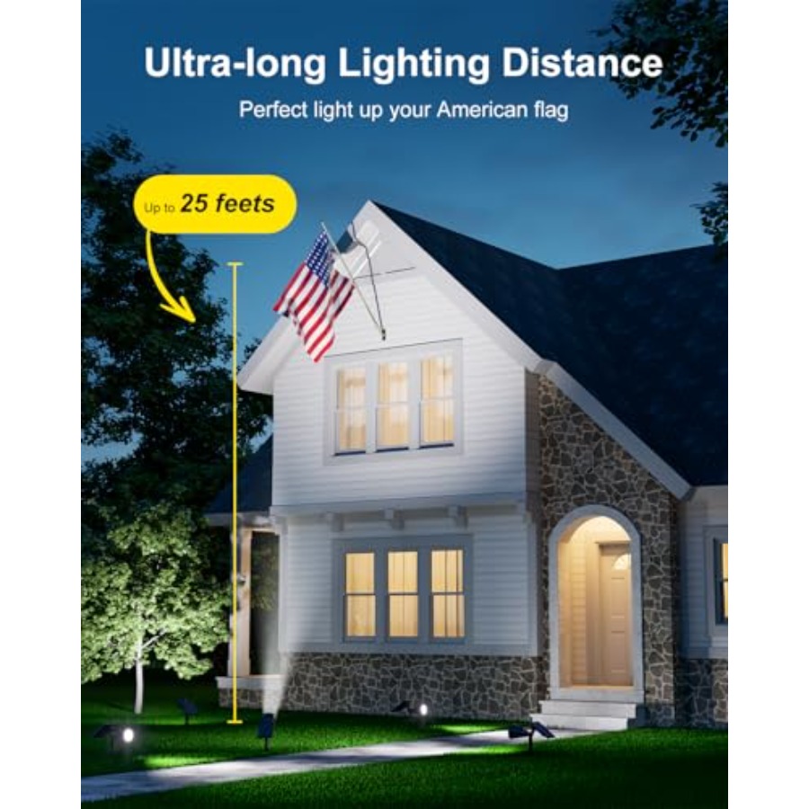 Solar Spotlights Outdoor Water - Outdoor Lighting Waterproof review and price