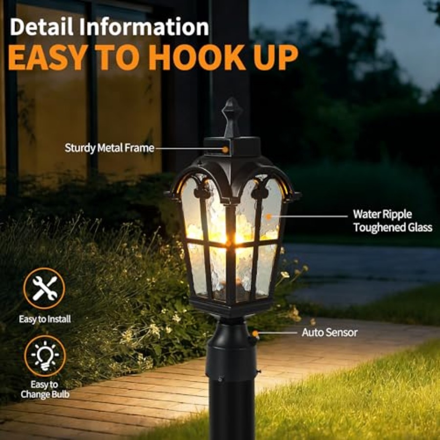 Sensor Outdoor Post Lights Wat - Outdoor Lighting Waterproof review and price