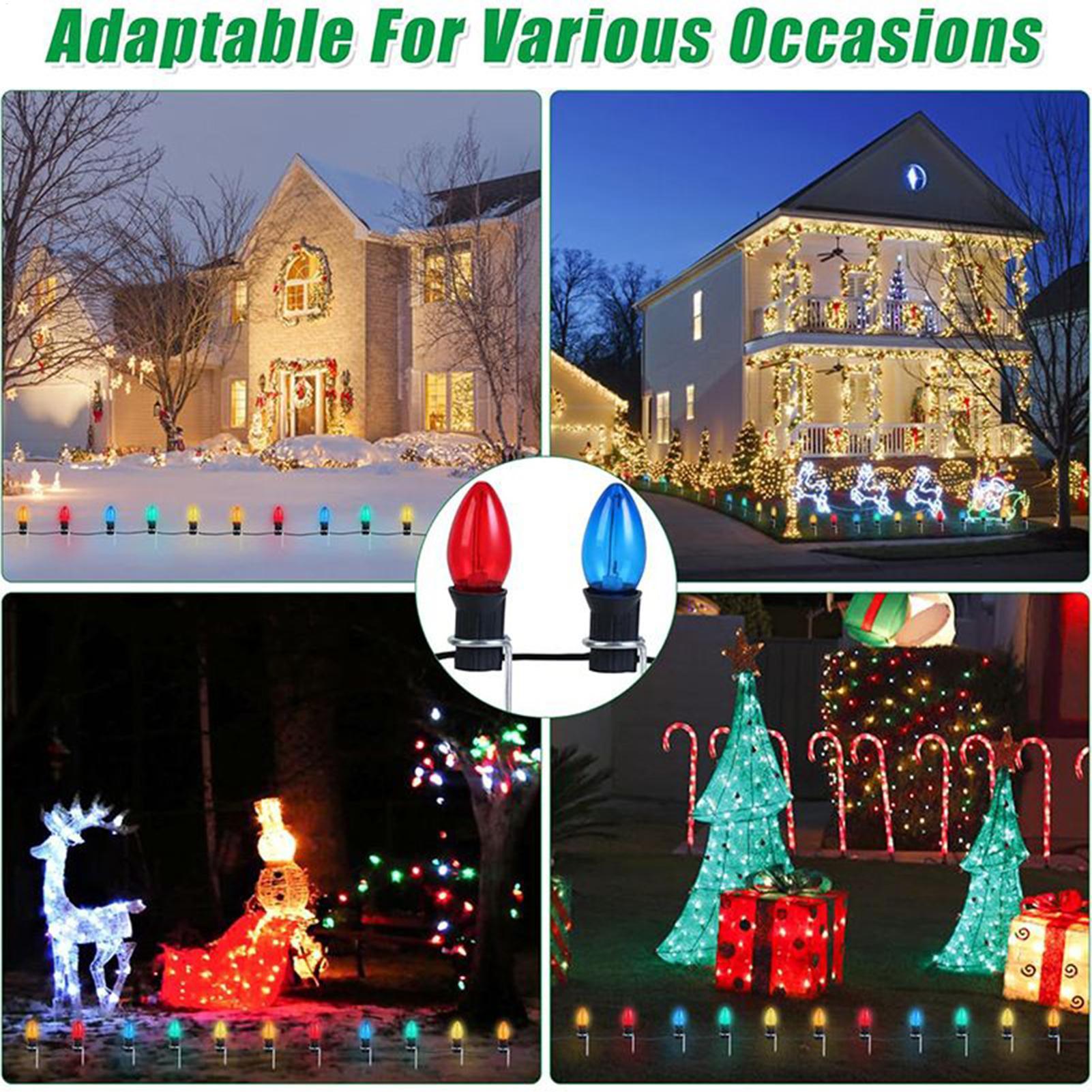 Christmas Light Stakes For Yar - Outdoor Lighting Pathway review and price