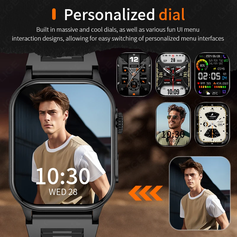 LIGE 2026 Outdoor Smart Watch  - Outdoor Lighting Track review and price