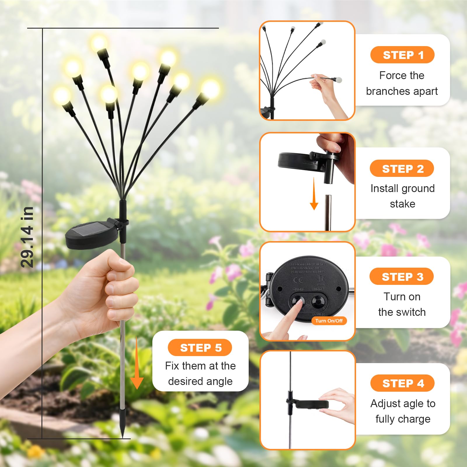 Solar Garden Decorative Lights - Outdoor Lighting Pathway review and price