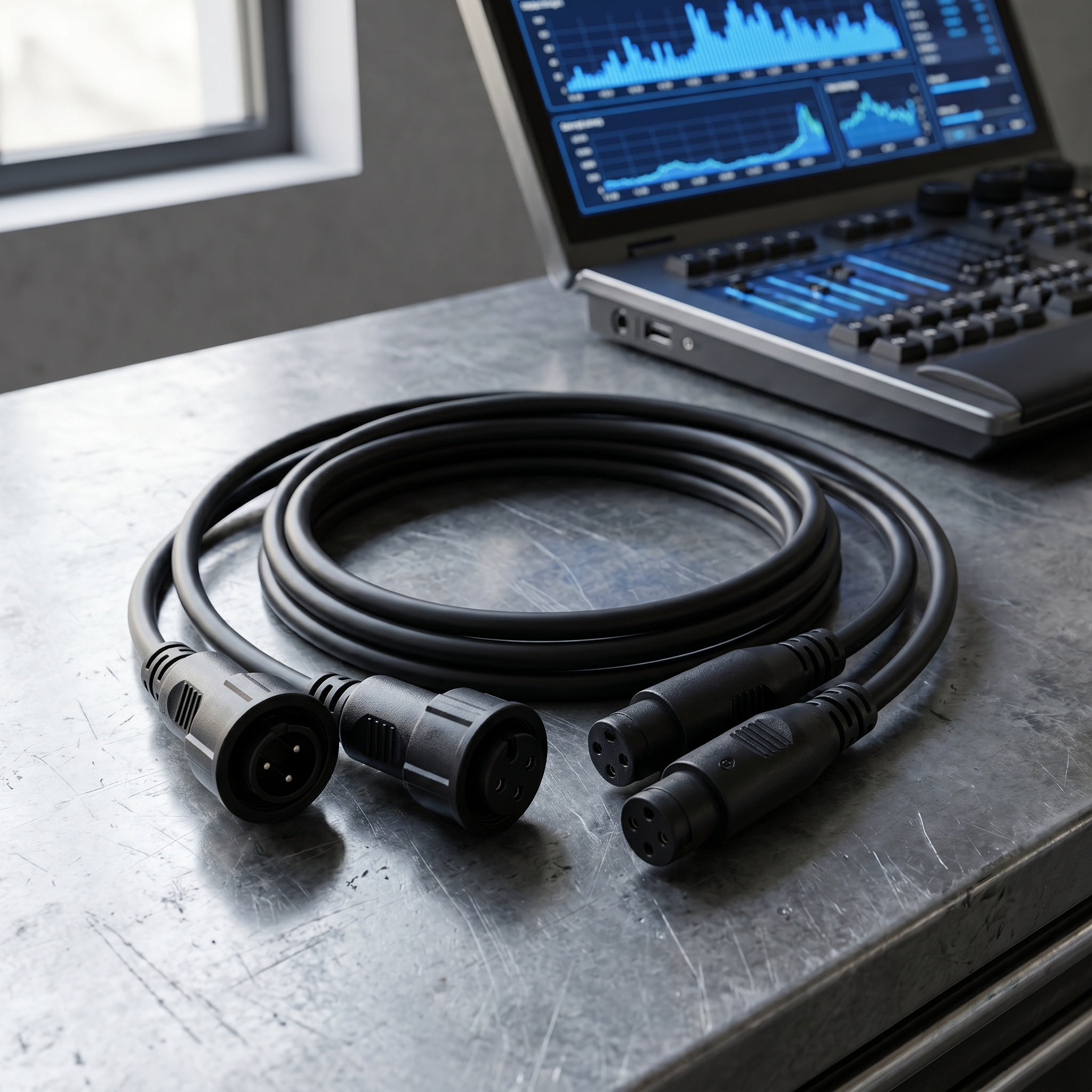 2Pcs Dmx Cable Waterproof Stag - Outdoor Lighting Waterproof review and price