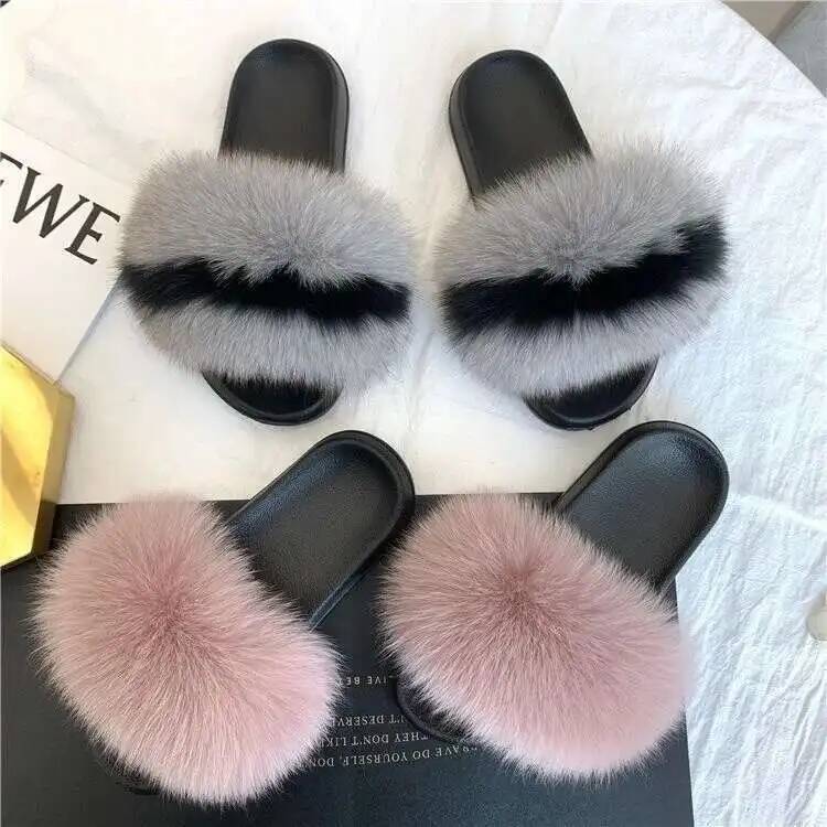 Fox Fur Slippers Luxury Design - Outdoor Lighting For Your House review and price