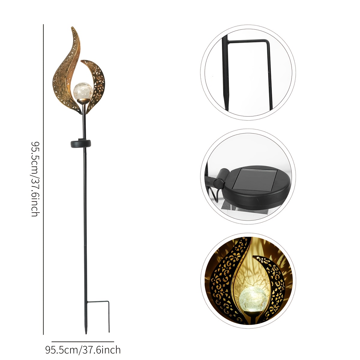Outdoor Garden Solar Statue Li - Outdoor Lighting Pathway review and price