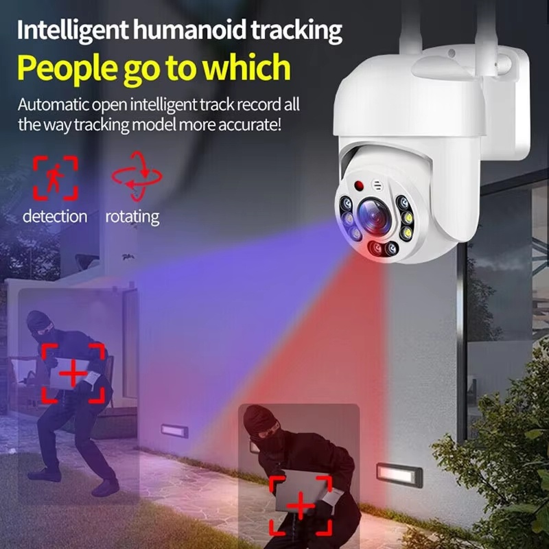 Outdoor HD WiFi Camera 360° Ro - Outdoor Lighting Track review and price