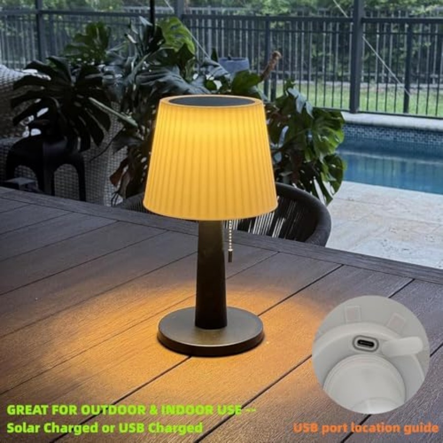 Solar Table Lamps Outdoor Indo - Outdoor Lighting Waterproof review and price