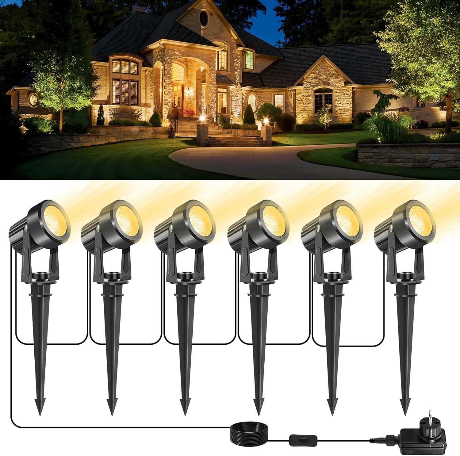 3000K Outdoor Spotlight Garden - Outdoor Lighting Uk review and price