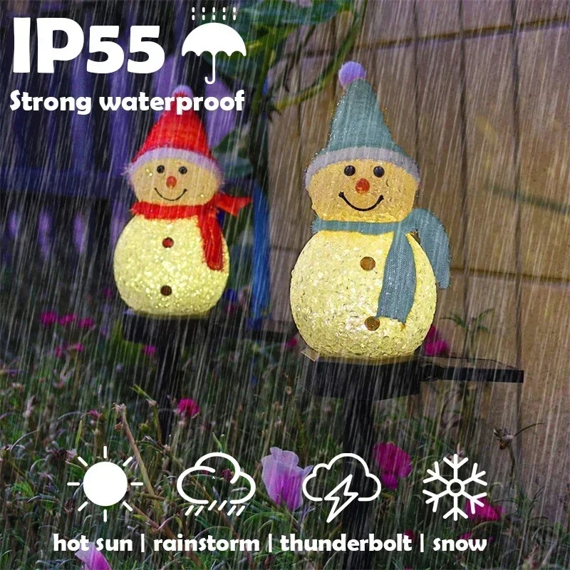 Christmas Snowman Solar Garden - Outdoor Lighting Pathway review and price