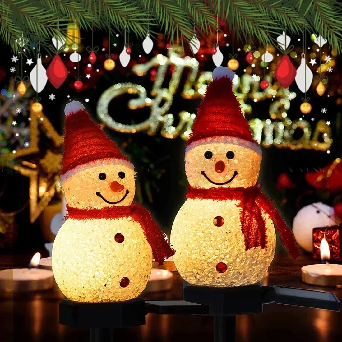 Christmas Snowman Solar Garden - Outdoor Lighting Pathway review and price