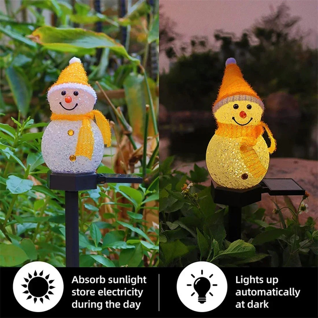 Christmas Snowman Solar Garden - Outdoor Lighting Pathway review and price