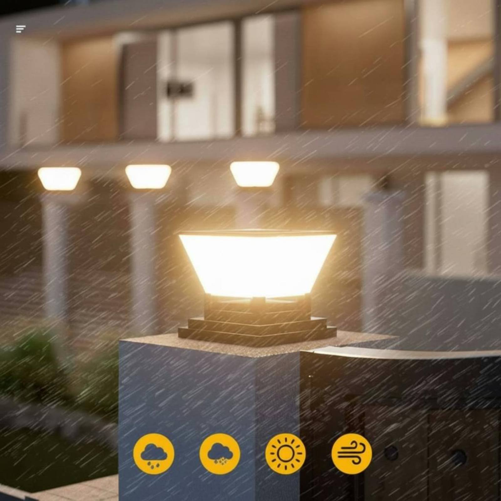 Solar Post Light Water Resista - Outdoor Lighting Ip65 review and price